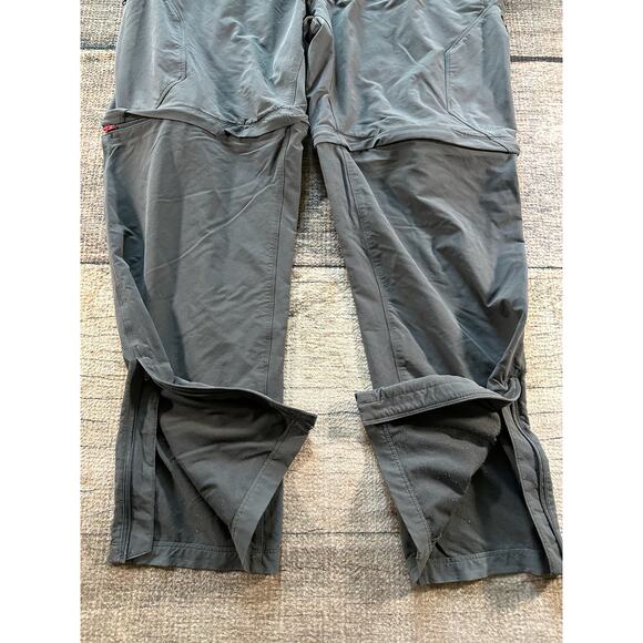 The North Face Men's XXL Grey Convertible Zip Off Pants Hiking Outdoor - Picture 6 of 11